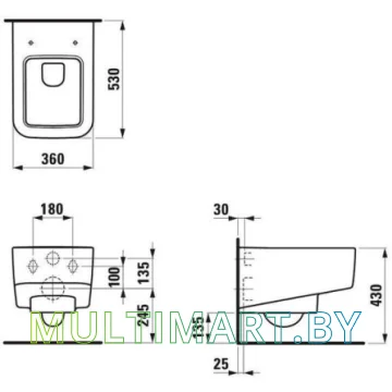 Унитаз Laufen Pro S 8209620000001 картинка 3